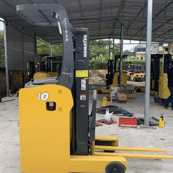 Xe nâng điện đứng lái 1 tấn