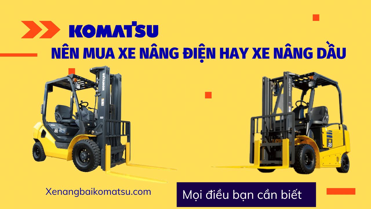 Mua Xe nâng điện có tốt hơn xe nâng dầu
